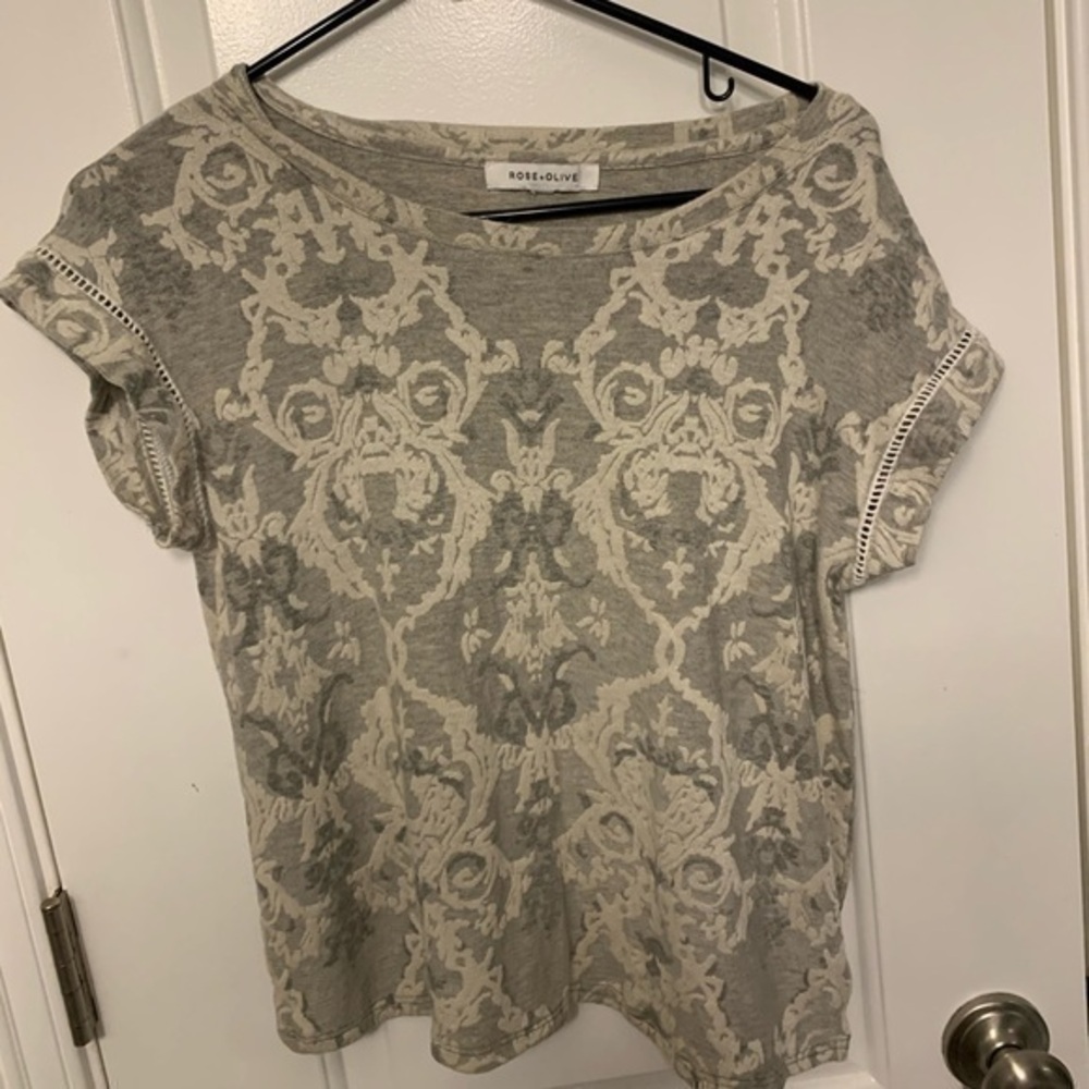 Rose + olive | short sleeve